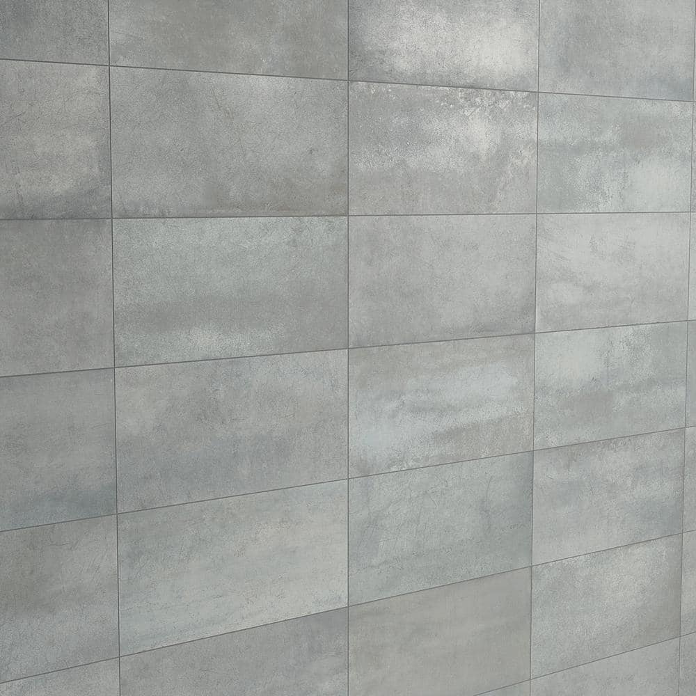 Ivy Hill Tile Forge Smoke 24 in. x 12 in. Matte Porcelain Floor and Wall Tile (7 Pieces, 13.56 sq. ft./Case)