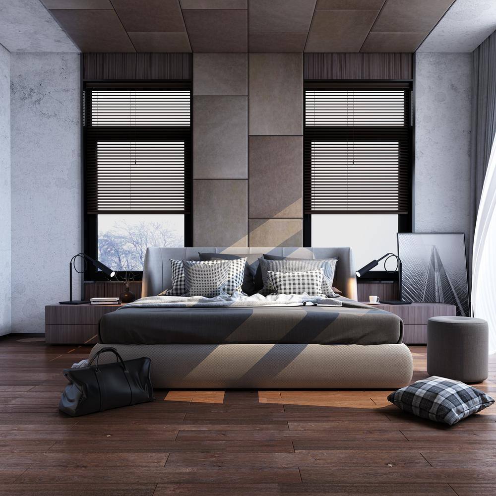 NATU Smoked French Oak 3/8 in. T x 7.5 in. W Click Lock Wire Brushed Engineered Hardwood Flooring (19.4 sq.ft./case)