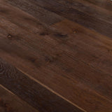NATU Smoked French Oak 3/8 in. T x 7.5 in. W Click Lock Wire Brushed Engineered Hardwood Flooring (19.4 sq.ft./case)