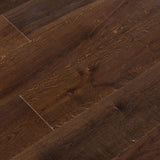 NATU Smoked French Oak 3/8 in. T x 7.5 in. W Click Lock Wire Brushed Engineered Hardwood Flooring (19.4 sq.ft./case)