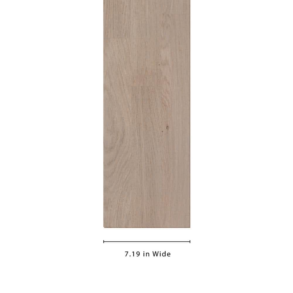 Baltic Wood Smokey Engineered European Oak 1/2 in. T x 7.2 in. W Click Lock Engineered Hardwood Flooring (38.6 sq.ft./case)