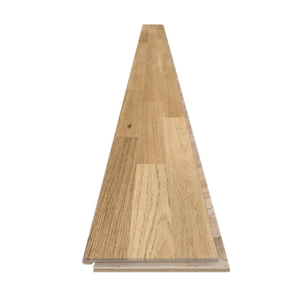 Baltic Wood Smokey Engineered European Oak 1/2 in. T x 7.2 in. W Click Lock Engineered Hardwood Flooring (38.6 sq.ft./case)