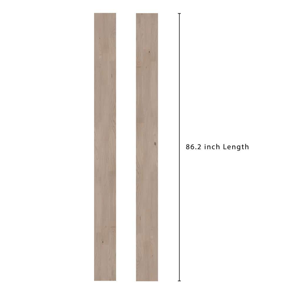 Baltic Wood Smokey Engineered European Oak 1/2 in. T x 7.2 in. W Click Lock Engineered Hardwood Flooring (38.6 sq.ft./case)