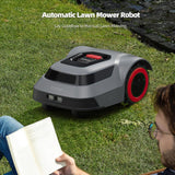 smonet 8 in. Robot Lawn Mower - Automatic Lawnmower Battery Powered APP Control, Smart Path Planning, Up to 1/4 Acre
