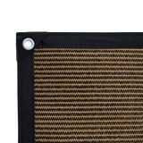Privacy FenceScreen Heavy-Duty 90% Blockage Shade Cover FencingNet for Wall Garden Gazebo Backyard 5 ft. x 25 ft., Brown