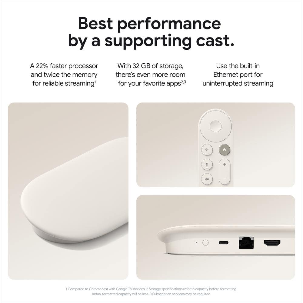 Google TV Streamer (4K) with Voice Remote