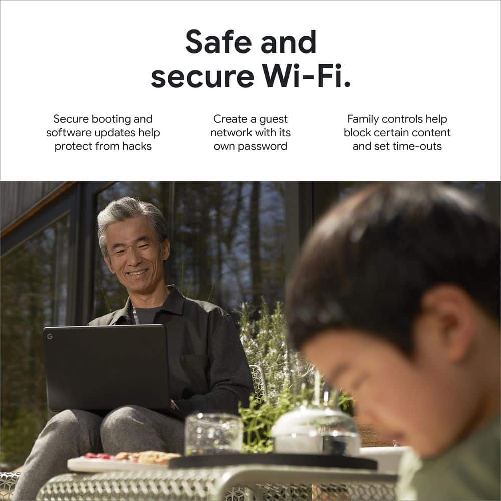 Google Nest Wifi Pro (Wi-Fi 6E) - 2 Pack - Snow