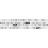 Daltile Snow Illusion 2-5/8 in. x 12 in. Marble Decorative Accent Wall Tile (0.2188 sq. ft. per Piece)