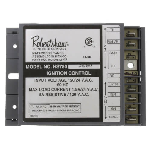 Rheem SP10758 control board - front view (Product Type: Control Board)