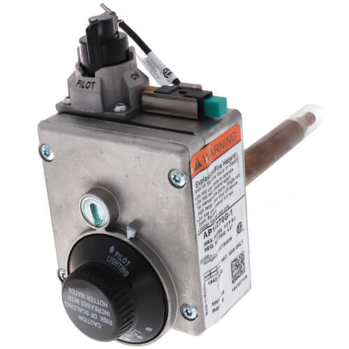 Rheem SP20166B gas valve - front view (Product Type: Gas Valve)