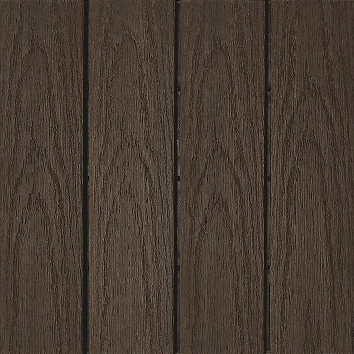 NewTechWood UltraShield Naturale 1 ft. x 1 ft. Quick Deck Outdoor Composite Deck Tile Sample in Spanish Walnut