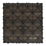 NewTechWood UltraShield Naturale 1 ft. x 1 ft. Quick Deck Outdoor Composite Deck Tile Sample in Spanish Walnut