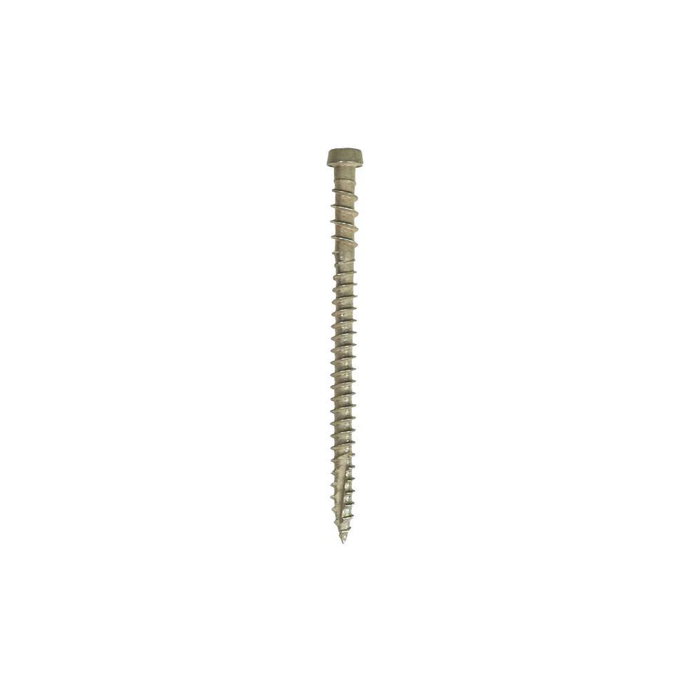 SPAX #10 x 2-3/4 in. Exterior Cylindric Head Composite Deck Screws Pebble Torx T-Star (350 Each) 5 LB Bit Included