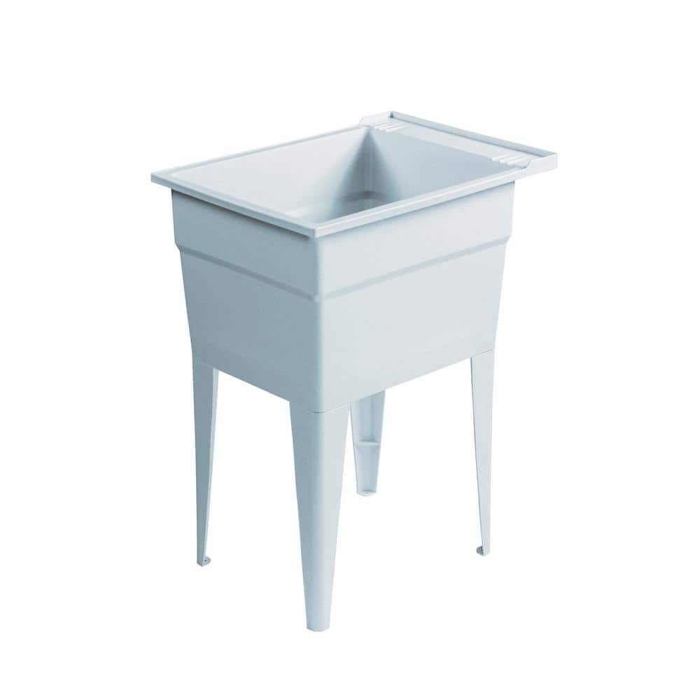 RUGGED TUB 18 in. x 24 in. Granite Utility Laundry Sink - Heavy Duty Polypropylene
