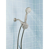 Banbury 5-spray 4 in. Dual Shower Head and Handheld Shower Head in Spot Resist Brushed Nickel by Moen