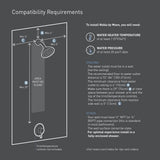 Nebia by Moen 1-Spray 8 in. Dual Shower Head and Handheld with Magnetic Dock, Spot Resist Brushed Nickel