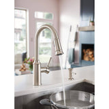 Moen Glenshire Single-Handle Pull-Down Sprayer Kitchen Faucet with Reflex and Power Clean, Spot Resist Stainless