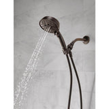 Delta 7-Spray 5 in. Single Wall-Mount Handheld Shower Head, SpotShield Venetian Bronze