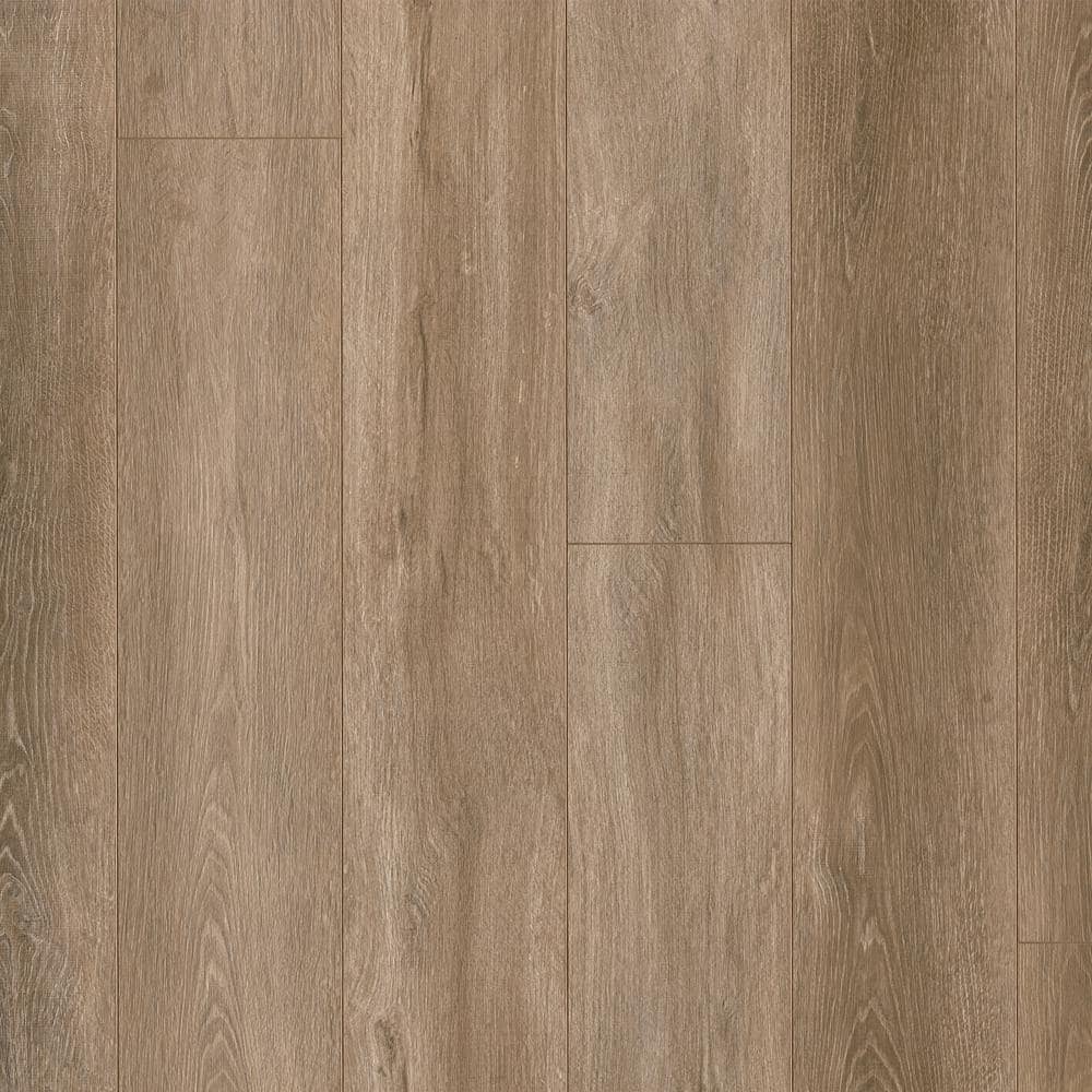 MSI Lauren Springs Oak 9.9 mm T x 7.72 in. W x 47.87 in. L Waterproof Laminate Flooring (17.92 sq. ft./Case)