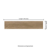 MSI Lauren Springs Oak 9.9 mm T x 7.72 in. W x 47.87 in. L Waterproof Laminate Flooring (17.92 sq. ft./Case)