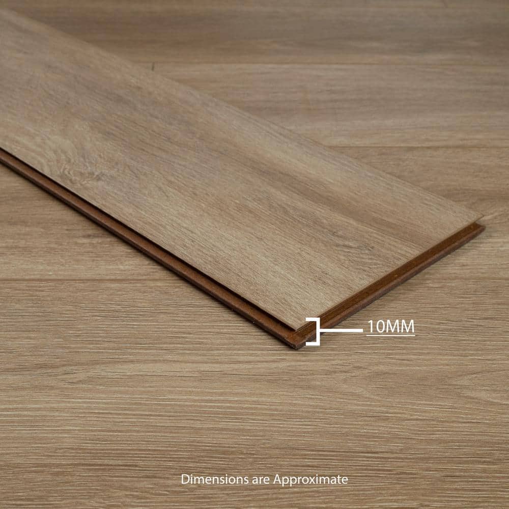 MSI Lauren Springs Oak 9.9 mm T x 7.72 in. W x 47.87 in. L Waterproof Laminate Flooring (40 cases/716.8 sq. ft./pallet)