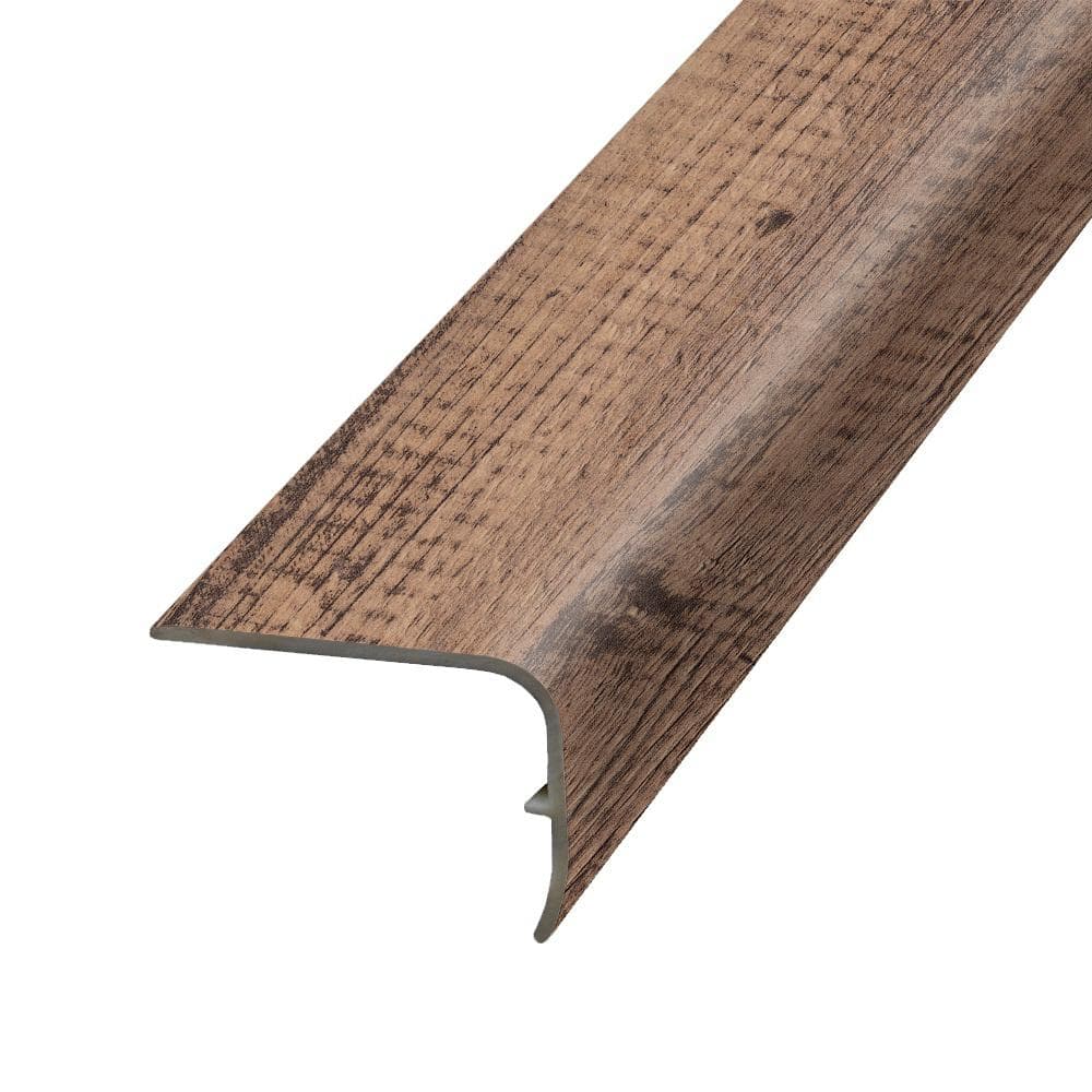 Spruce 1.32 in. T x 1.88 in. W x 78.7 in. L Vinyl Stair Nose Molding by PERFORMANCE ACCESSORIES