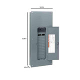Homeline 150 Amp 30-Space 60-Circuit Indoor Main Breaker Plug-On Neutral Load Center with Cover, Surge SPD - Value Pack