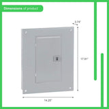 Square D Homeline 125-Amp 12-Space 24-Circuit Indoor Convertible Plug-On Neutral Load Center - HOM1224L125PC