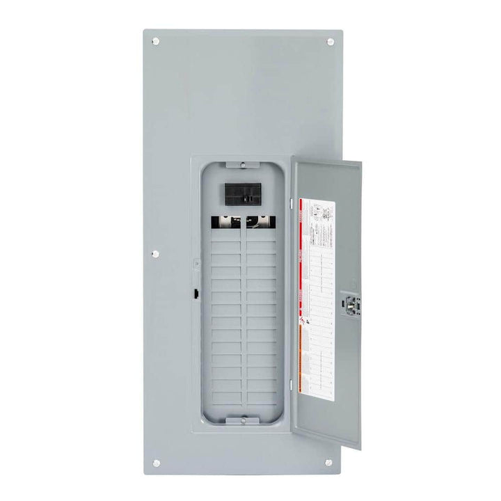 Homeline 125 Amp 30-Space 60-Circuit Indoor Main Breaker Plug-On Neutral Load Center with Cover