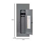 Square D Homeline 200 Amp 40-Space 80-Circuit Indoor Main Breaker Qwik-Grip Plug-On Neutral Load Center with Surge SPD Value Pack