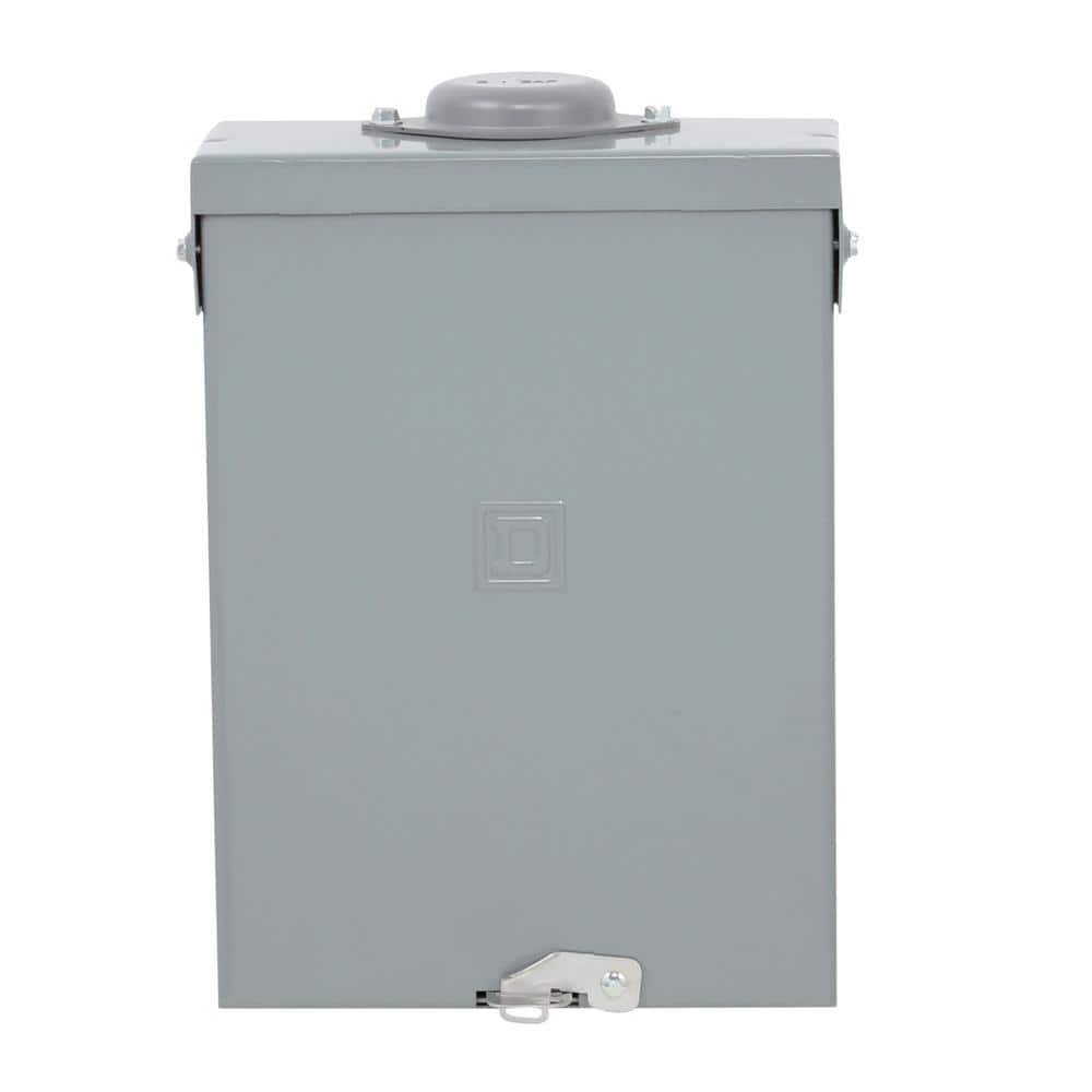 QO 30-Amp 4-Space 8-Circuit Generator Main Breaker Outdoor Manual Transfer Switch