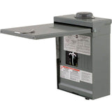 QO 30-Amp 4-Space 8-Circuit Generator Main Breaker Outdoor Manual Transfer Switch