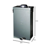 QO 100 Amp 2-Pole Outdoor Circuit Breaker Enclosure with QO2100 Breaker Included