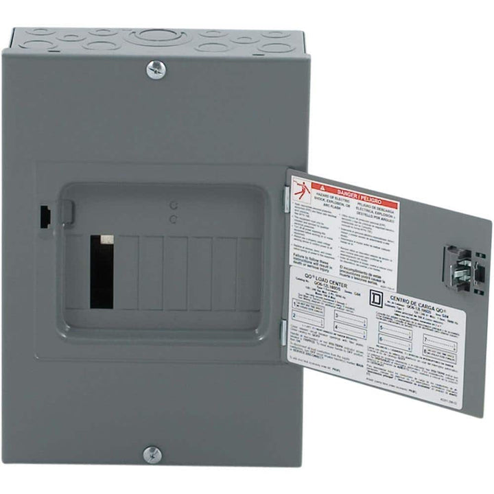 Square D 100-Amp 6-Space 12-Circuit Indoor Main Lug Load Center - QO612L100DS