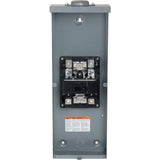 Square D QO 200 Amp 2-Pole Outdoor Circuit Breaker Enclosure with QOM2200VH Breaker