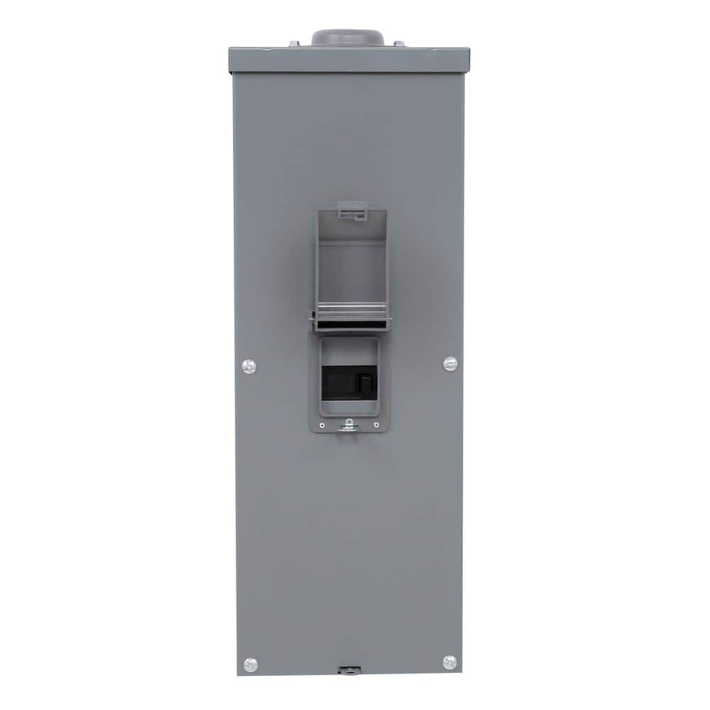 Square D QO 200 Amp 2-Pole Outdoor Circuit Breaker Enclosure with QOM2200VH Breaker