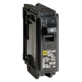 Square D Homeline 15 Amp Single-Pole Circuit Breaker, HOM115CP