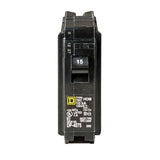 Square D Homeline 15 Amp Single-Pole Circuit Breaker, HOM115CP