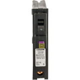 Square D Homeline 15 Amp Single-Pole Plug-On Neutral Dual Function (CAFCI and GFCI) Circuit Breaker