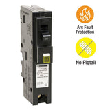 Square D Homeline 20 Amp Single-Pole Plug-On Neutral Combination Arc Fault Circuit Breaker (12-pack)