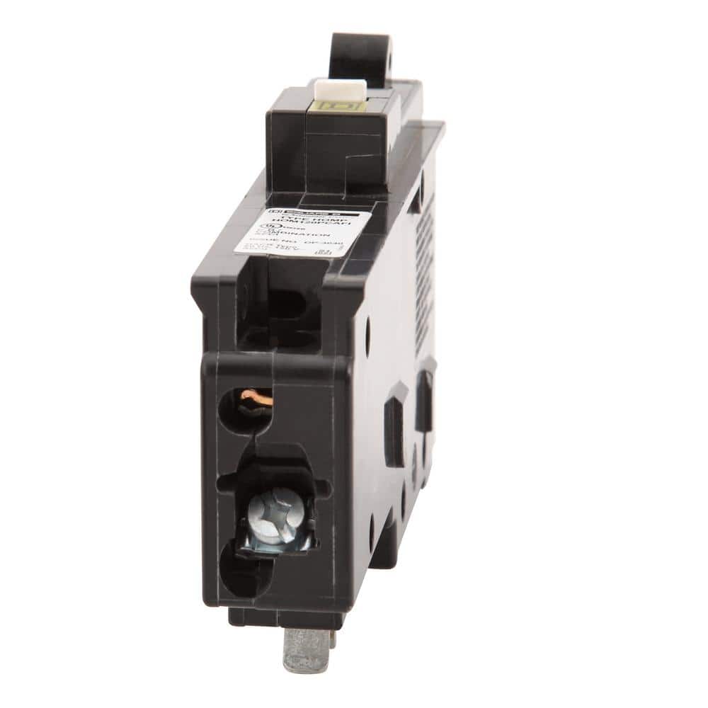 Square D Homeline 20 Amp Single-Pole Plug-On Neutral Combination Arc Fault Circuit Breaker (12-pack)