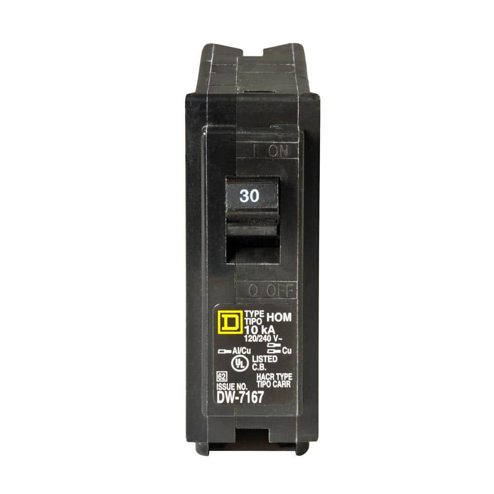Square D Homeline 30 Amp Single-Pole Circuit Breaker, HOM130CP