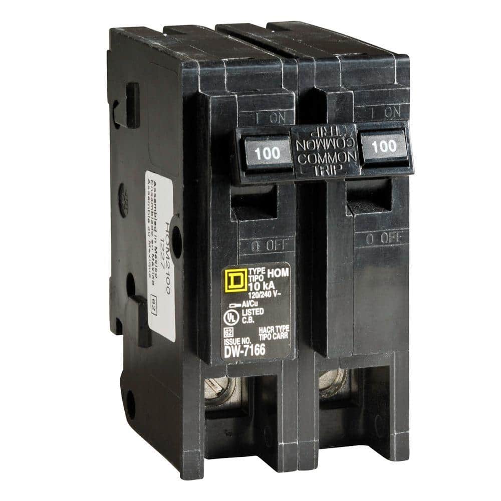 Square D Homeline 100 Amp 2-Pole Circuit Breaker