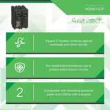 Square D Homeline 15 Amp 2-Pole Circuit Breaker(HOM215CP)