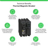 Square D Homeline 45 Amp 2-Pole Circuit Breaker