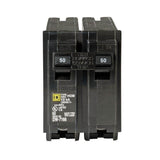 Square D Homeline 50-Amp 2-Pole Standard Trip Circuit Breaker, HOM250CP