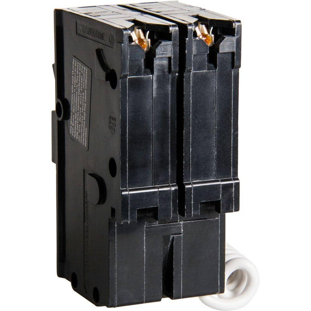 Square D Homeline 50 Amp 2-Pole GFCI Circuit Breaker, HOM250GFICP
