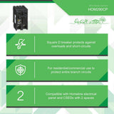 Square D Homeline 90 Amp 2-Pole Circuit Breaker