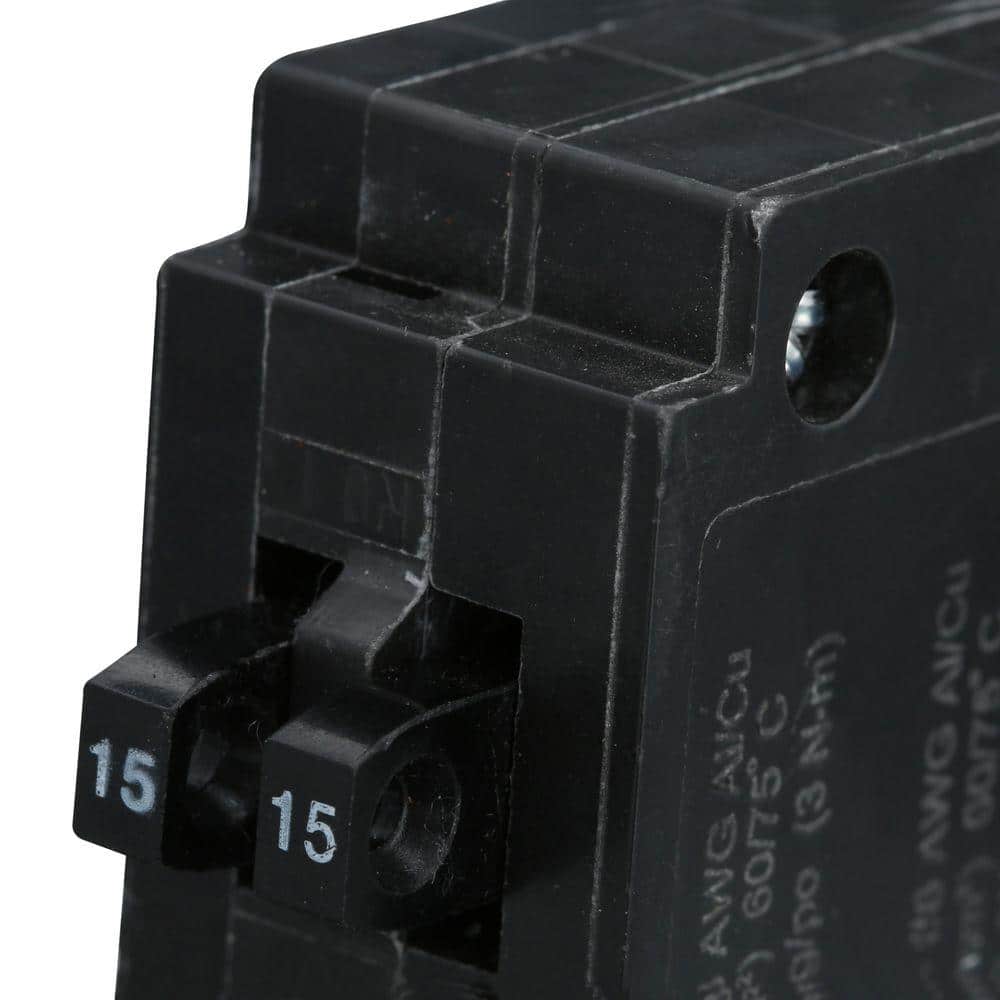 Square D Homeline 2-15 Amp Single-Pole Tandem Circuit Breaker