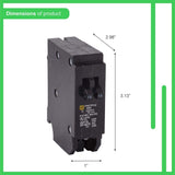 Square D Homeline 15 Amp/20 Amp Single-Pole Tandem Circuit Breaker, HOMT1520CP